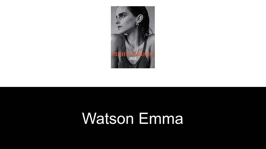 livres de Watson Emma