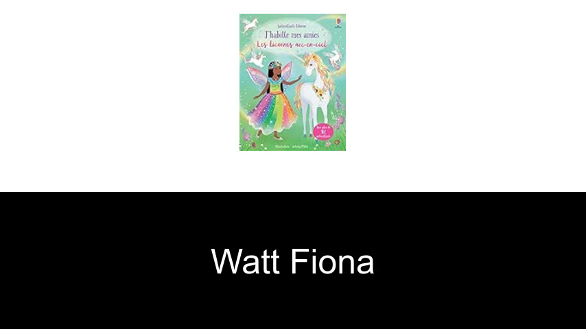 livres de Watt Fiona