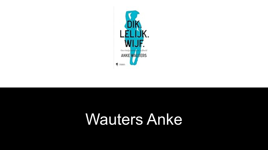 livres de Wauters Anke