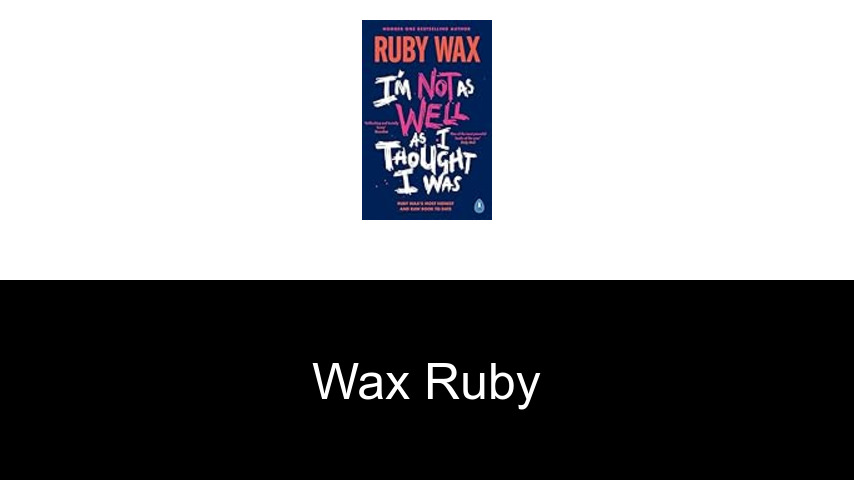 livres de Wax Ruby