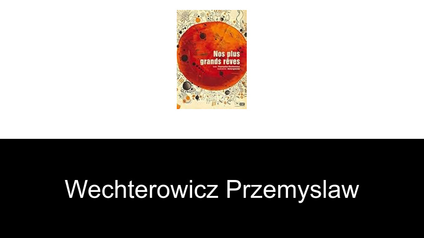 livres de Wechterowicz Przemyslaw