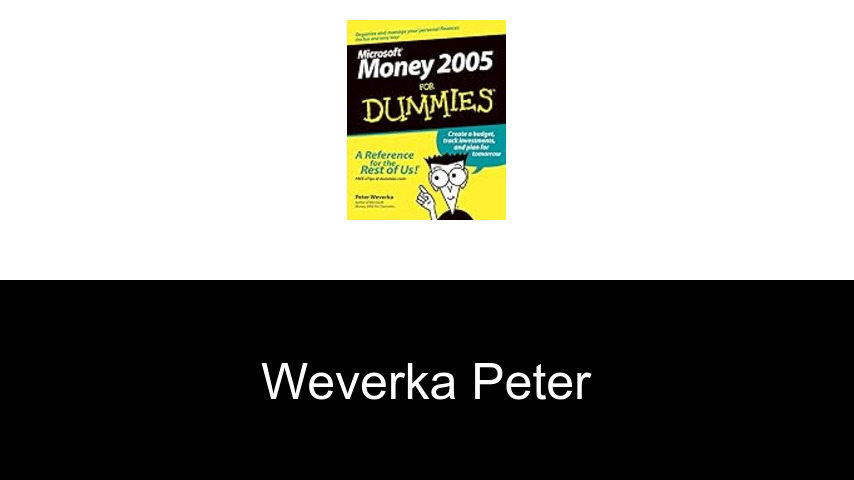 livres de Weverka Peter