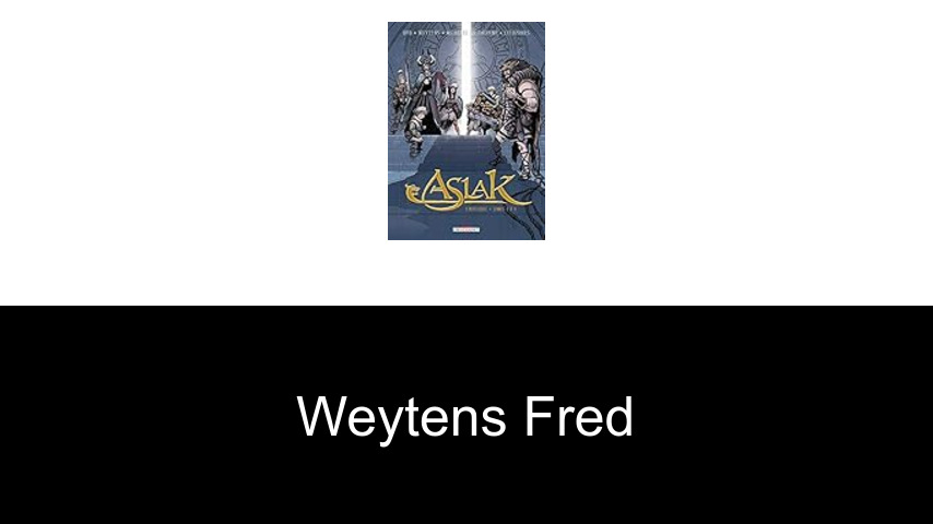 livres de Weytens Fred