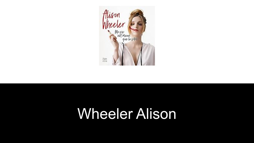 livres de Wheeler Alison