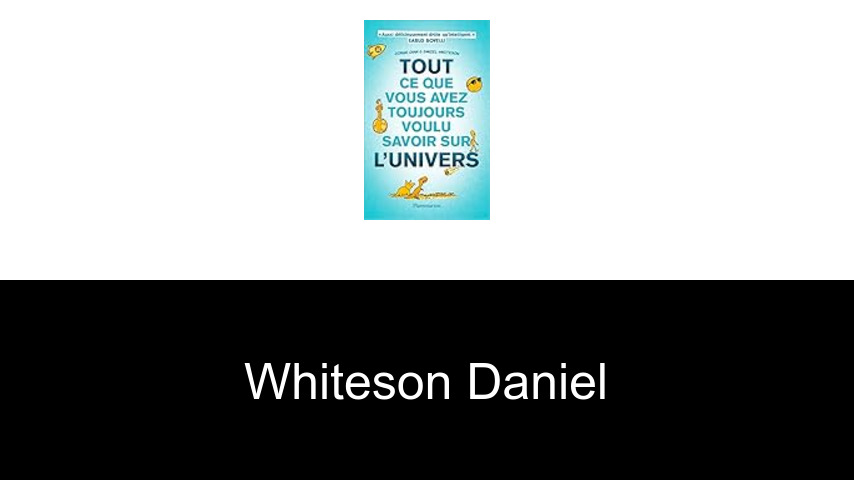 livres de Whiteson Daniel