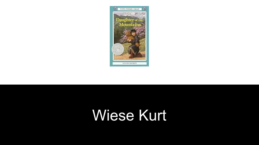 livres de Wiese Kurt