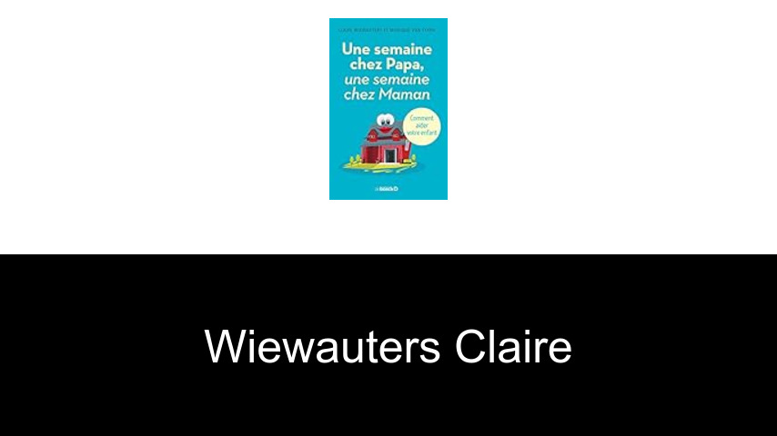 livres de Wiewauters Claire