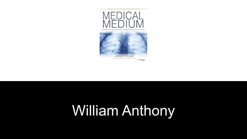 livres de William Anthony