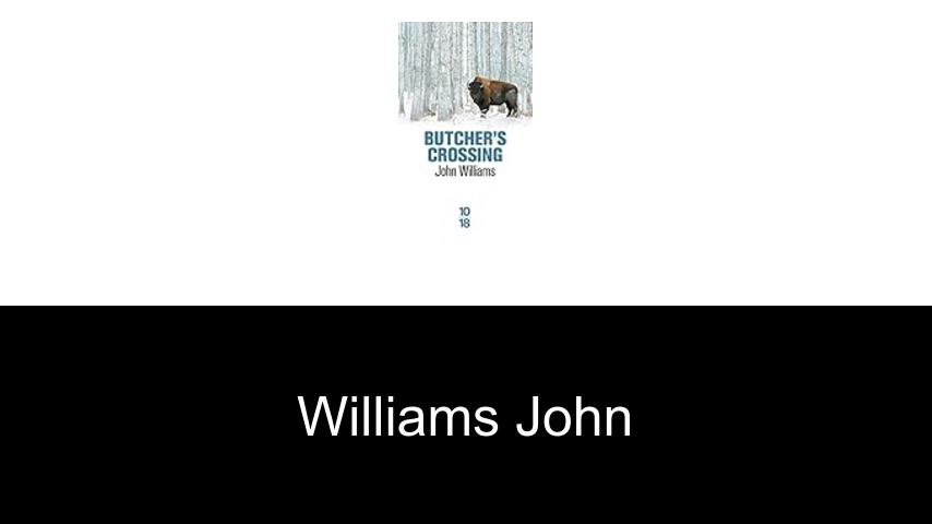 livres de Williams John