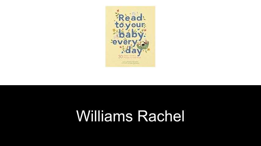 livres de Williams Rachel