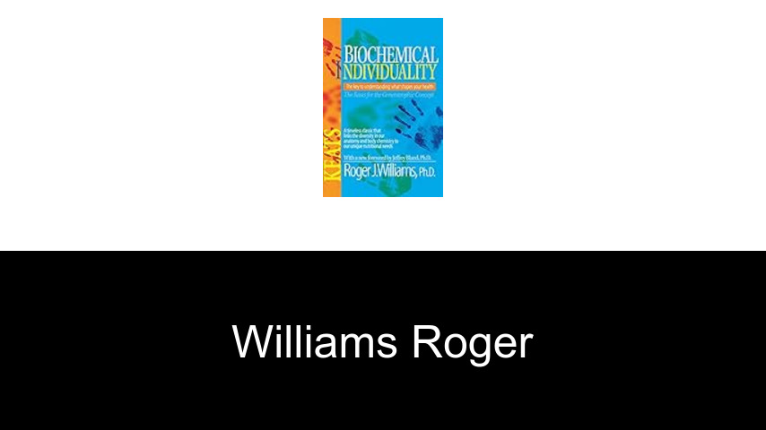 livres de Williams Roger
