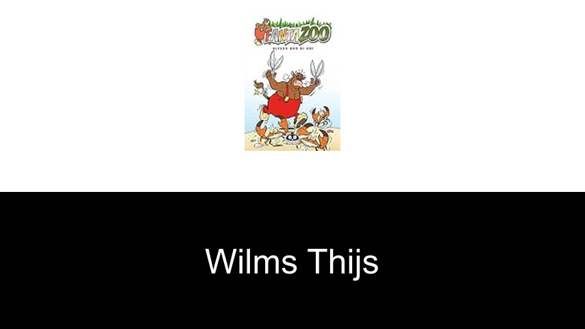 livres de Wilms Thijs