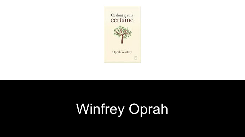 livres de Winfrey Oprah