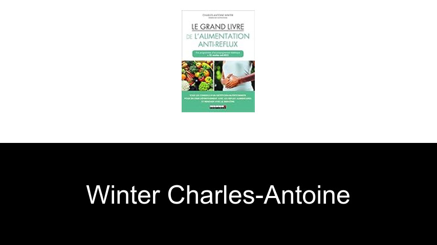 livres de Winter Charles-Antoine