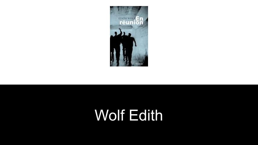 livres de Wolf Edith
