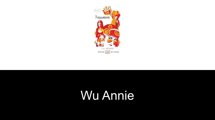 livres de Wu Annie
