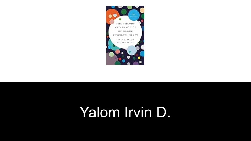 livres de Yalom Irvin D.