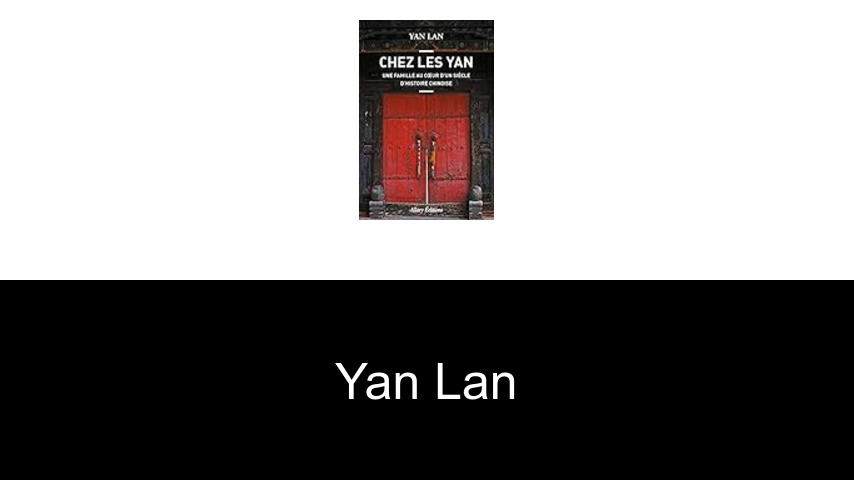 livres de Yan Lan