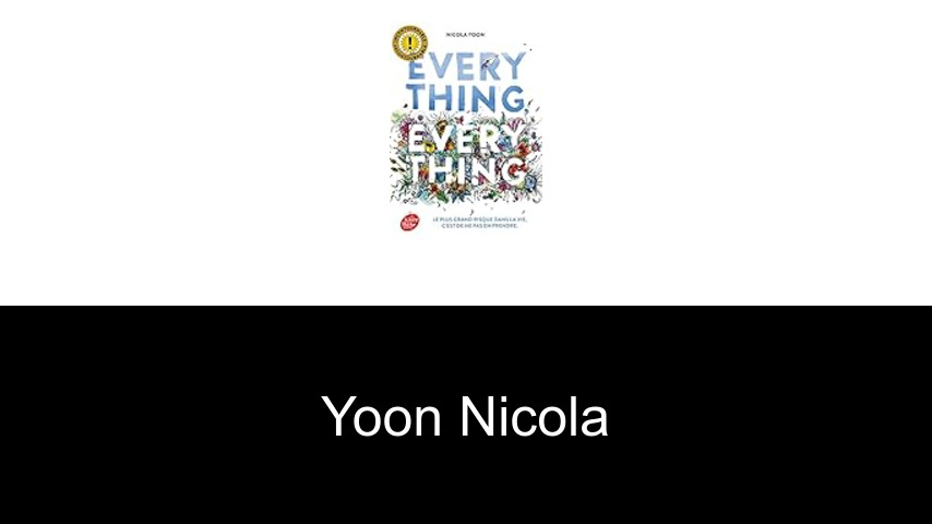 livres de Yoon Nicola