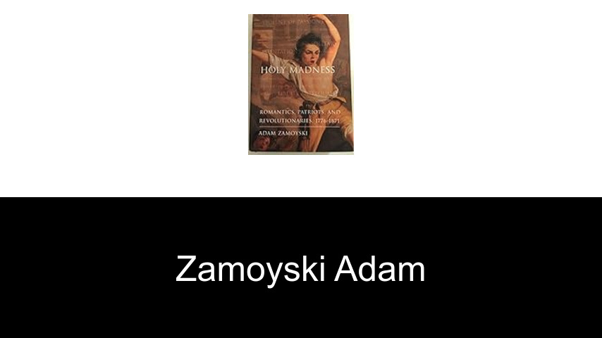 livres de Zamoyski Adam