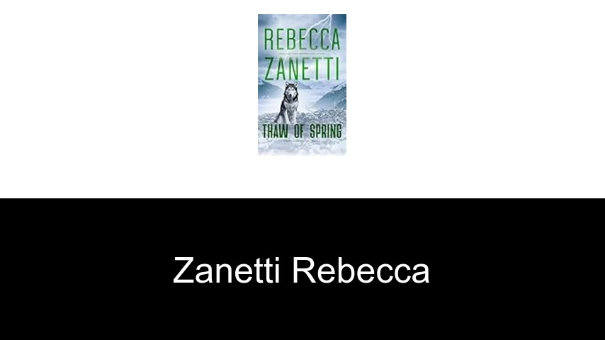 livres de Zanetti Rebecca
