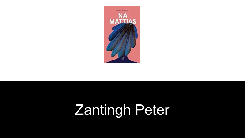 livres de Zantingh Peter