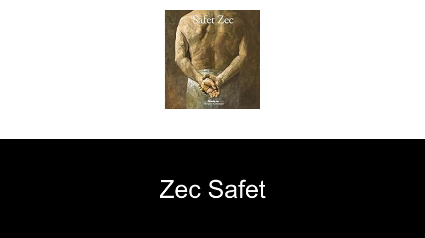 livres de Zec Safet