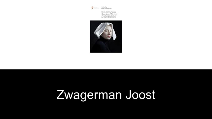 livres de Zwagerman Joost